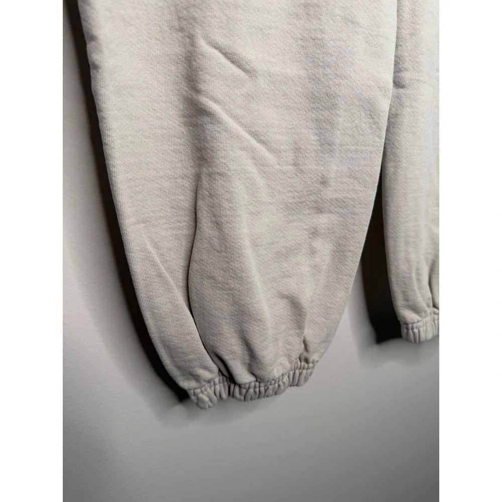SANA Detroit Skeleton Logo Sweatpants Oatmeal Cream Joggers Size XS Streetwear